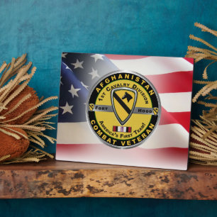 Plaque Photo 1re division de cavalerie Ancien combattant de l'A