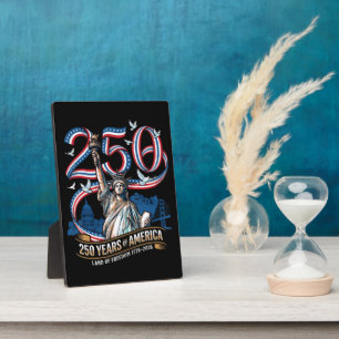 Plaque Photo 250 Ans Anniversaire Amérique 1776 2026