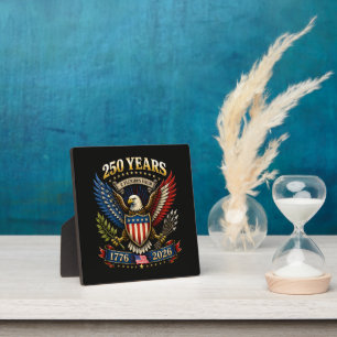 Plaque Photo 250 Ans d'Amérique 1776 2026 250e Anniversaire