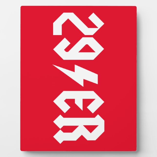 Plaque Photo 29er (Devant)