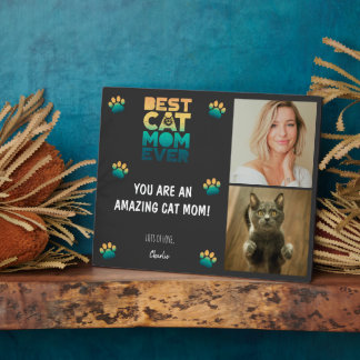 Plaque Photo 2 Photo Sunset Mothers Day Meilleur Chat Maman Jam