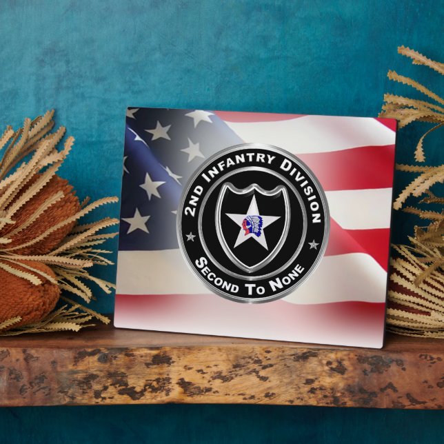 Plaque Photo 2e division d'infanterie (Côté)