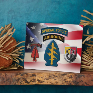 Plaque Photo 3e Groupe des forces spéciales (AIRBORNE)