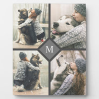 4 Modèles photo personnalisés avec Monogramme
