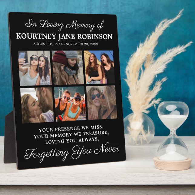 Plaque Photo 6 Photo en souvenir impérissable (Côté)