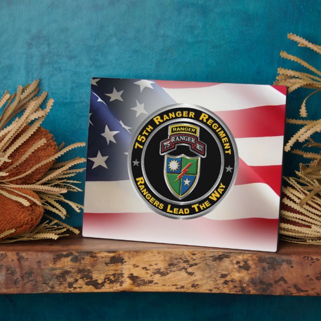 Plaque Photo 75e régiment de Rangers (Côté)