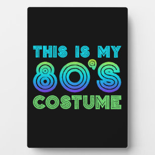 Plaque Photo 80s C'est mon costume 80s