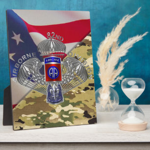 Plaque Photo 82e division aéroportée