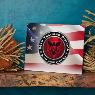 Plaque Photo 86e Division de la formation