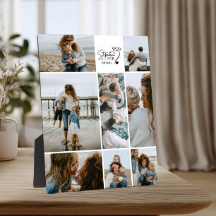 Plaque Photo 8 Meilleure Belle-Mère Personnalisée Collage de Ph