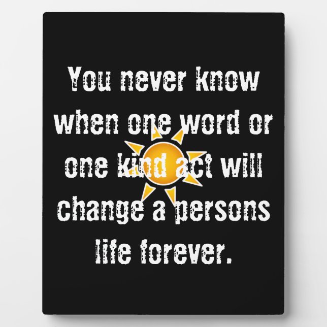 Plaque Photo 8x10 Avec Eau (Devant)