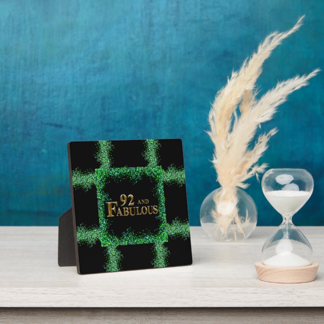 Plaque Photo 92e anniversaire  (Insitu)