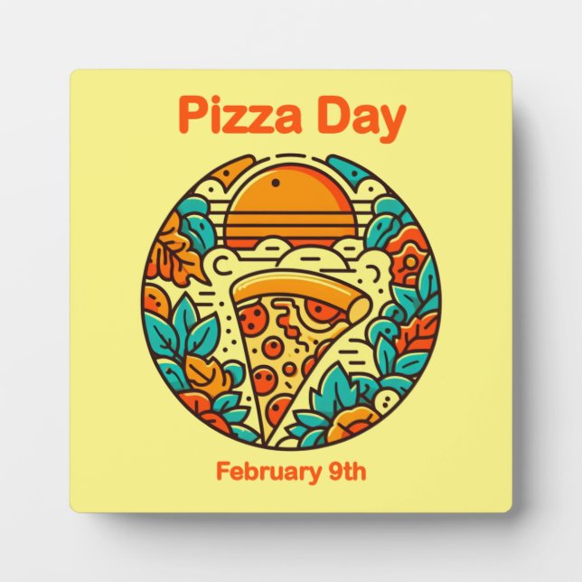 Plaque Photo 9 février - Pizza Day (Devant)
