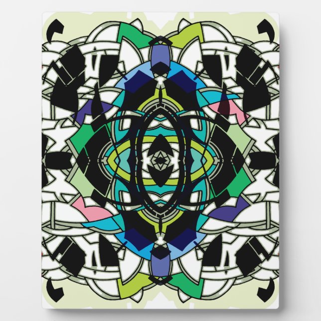 Plaque Photo à damiers (Devant)