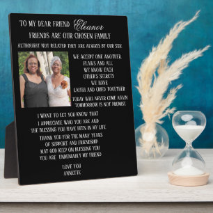 Plaque Photo À mon ami