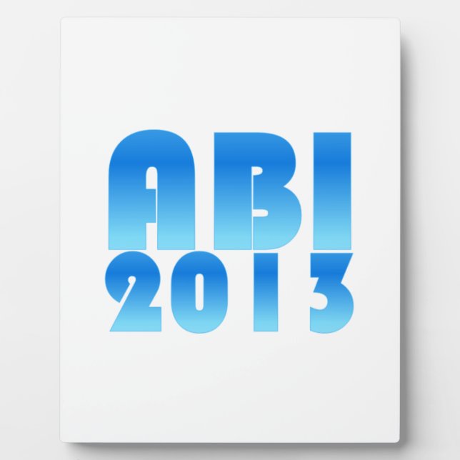 PLAQUE PHOTO ABI 2013 (Devant)