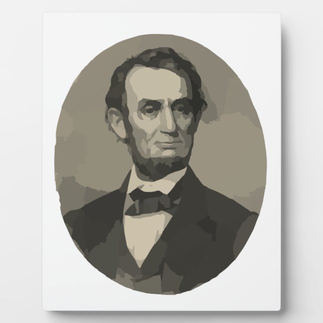 Plaque Photo abraham lincoln (Devant)