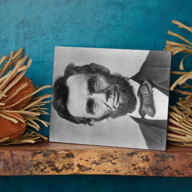 Plaque Photo Abraham Lincoln (Côté)