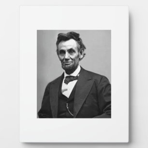 Plaque Photo Abraham Lincoln