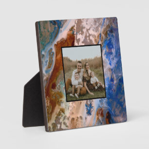 Plaque Photo Abstrait plage de sable motif motif en mousse d'ea