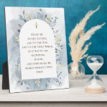 Plaque Photo add your own prayer watercolor floral<br><div class="desc">Catholic prayer plaque</div>