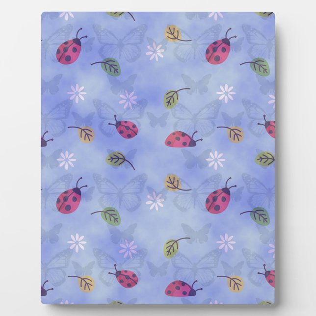 Plaque Photo adorable Ladybugs (Devant)