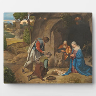 Plaque Photo Adoration des bergers, 1505-10