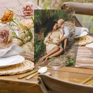 Plaque Photo Affichage de la table photo de grossesse baby show