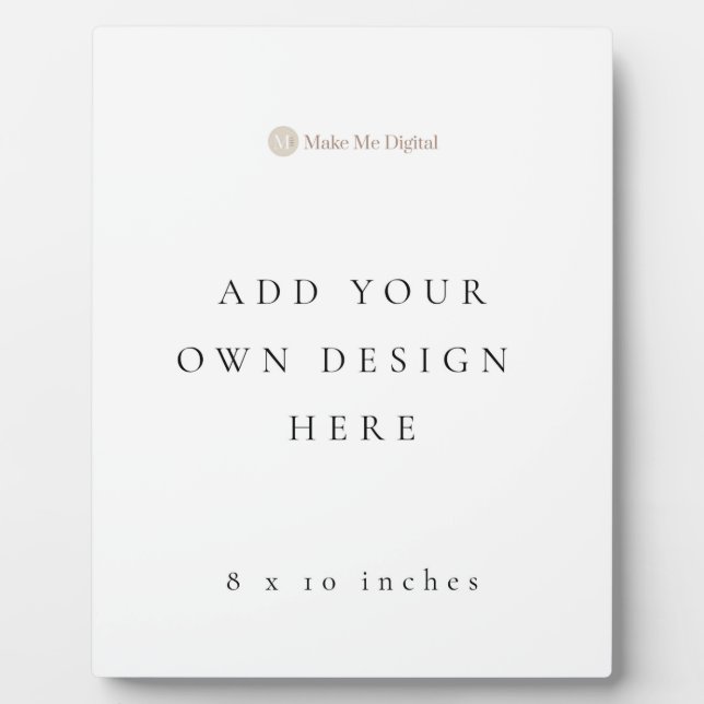 Plaque Photo Affiche 8x10 pouces (Devant)