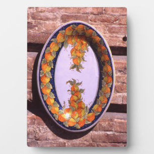 Plaque Photo Affiche de plat de service en poterie