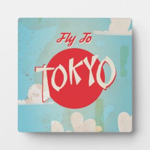 Plaque Photo Affiches de voyage de Tokyo vintage, Japon