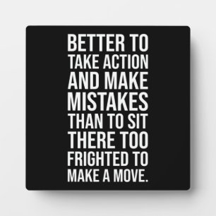 Plaque Photo Agir - Gymnase, Hustère, Succès, Motivation