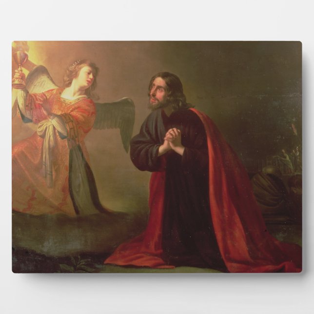 Plaque Photo Agony in the garden (Devant)