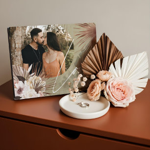 Plaque Photo Aimer Boho Aquarelle Florale Keepsaké Arch Photo