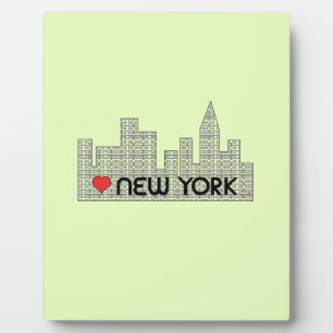 Plaque Photo Aimer NEW YORK