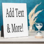 Plaque Photo Ajouter du texte et plus ! Customisez votre propre<br><div class="desc">Customisez avec vos propres designs personnalisés,  citations,  textes et bien plus encore. Choisissez également parmi les modèles préfabriqués,  de nombreuses catégories différentes aussi.</div>