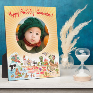 Plaque Photo Ajouter une photo et modifier le texte Carton de S