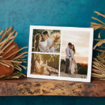 Plaque Photo Ajouter votre propre collection photo personnalisé<br><div class="desc">Ce design imprimé Minimal Personnalisé Ajoutez votre propre Plaque de Collage de Photo personnalisée 3 qui peut être customisé avec votre texte. Cliquez sur le bouton "Customiser" et utilisez notre outil de conception pour modifier ce modèle. Découvrez le magasin Graphic Art Design pour d'autres produits qui correspondent à ce design...</div>