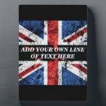 Plaque Photo Ajouter votre texte sur le drapeau anglais Jeu d'o<br><div class="desc">Ajouter votre texte sur le drapeau anglais</div>