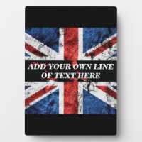 Ajouter votre texte sur le drapeau anglais Jeu d'o