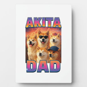 Plaque Photo Akita