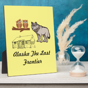Plaque Photo Alaska Dernière Frontière