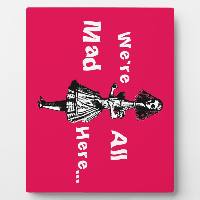 Plaque Photo Alice Stretched au pays des merveilles (Devant)