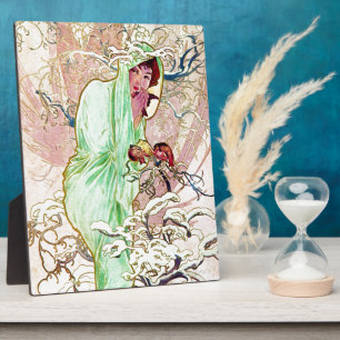 Plaque Photo Alphonse Mucha Winter II