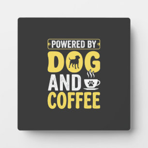 Plaque Photo Amateur de café chien propulsé par le design