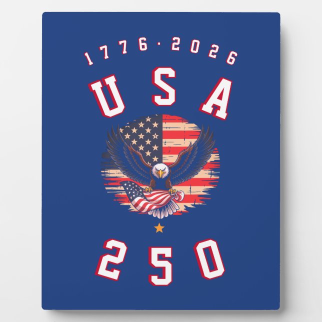 Plaque Photo America's 250th Anniversary USA 250 1776 2026 (Devant)