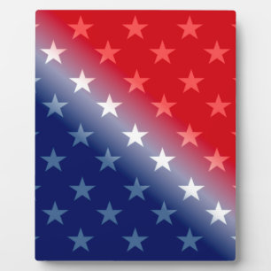 Plaque Photo amérique patriotique rouge blanc bleu