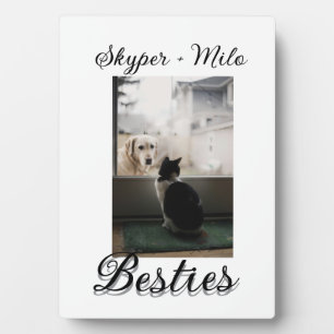 Plaque Photo amis animaux meilleurs amis ajouter nom photo anim