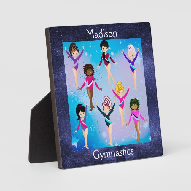 Plaque Photo Amis De Gymnastique : Ces Gymnases Nous Ressemblen (Recto)