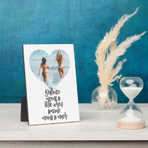 Plaque Photo Amitié longue distance BFF Amis Cadeaux Besoins